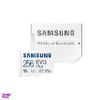 کارت حافظه microSDXC سامسونگ مدل Evo Plus کلاس 10 استاندارد UHS-I U3 سرعت 130MBps همراه با آداپتور SD ظرفیت 256 گیگابایت