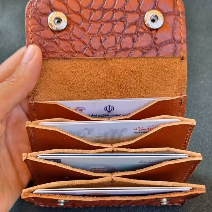 کیف جاکارتی چرم 