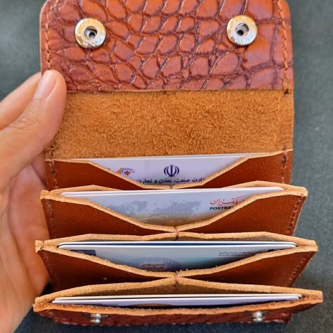 کیف جاکارتی چرم 