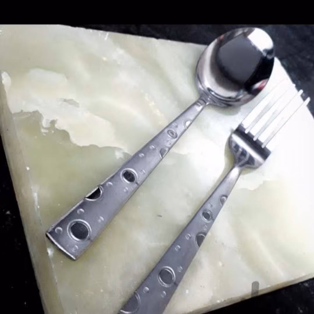 قاشق و چنگال ضخیم