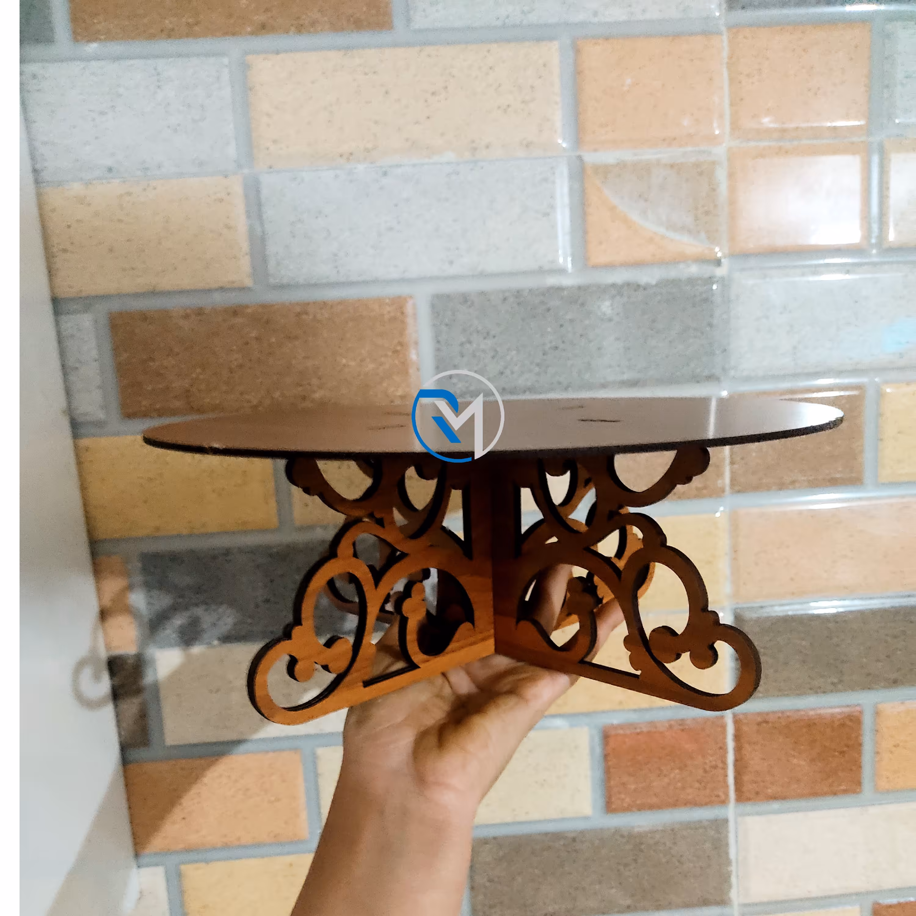 استند کیک، پایه کیک،رمولیزر، طرحدار، سایز29 فندقی