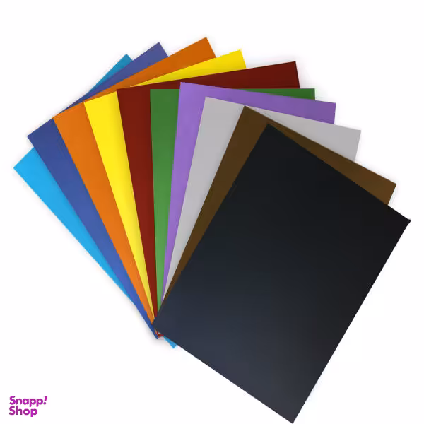 مقوا رنگی فابریانو مدل c10 سایز 70x50 سانتی متر بسته 10 عددی