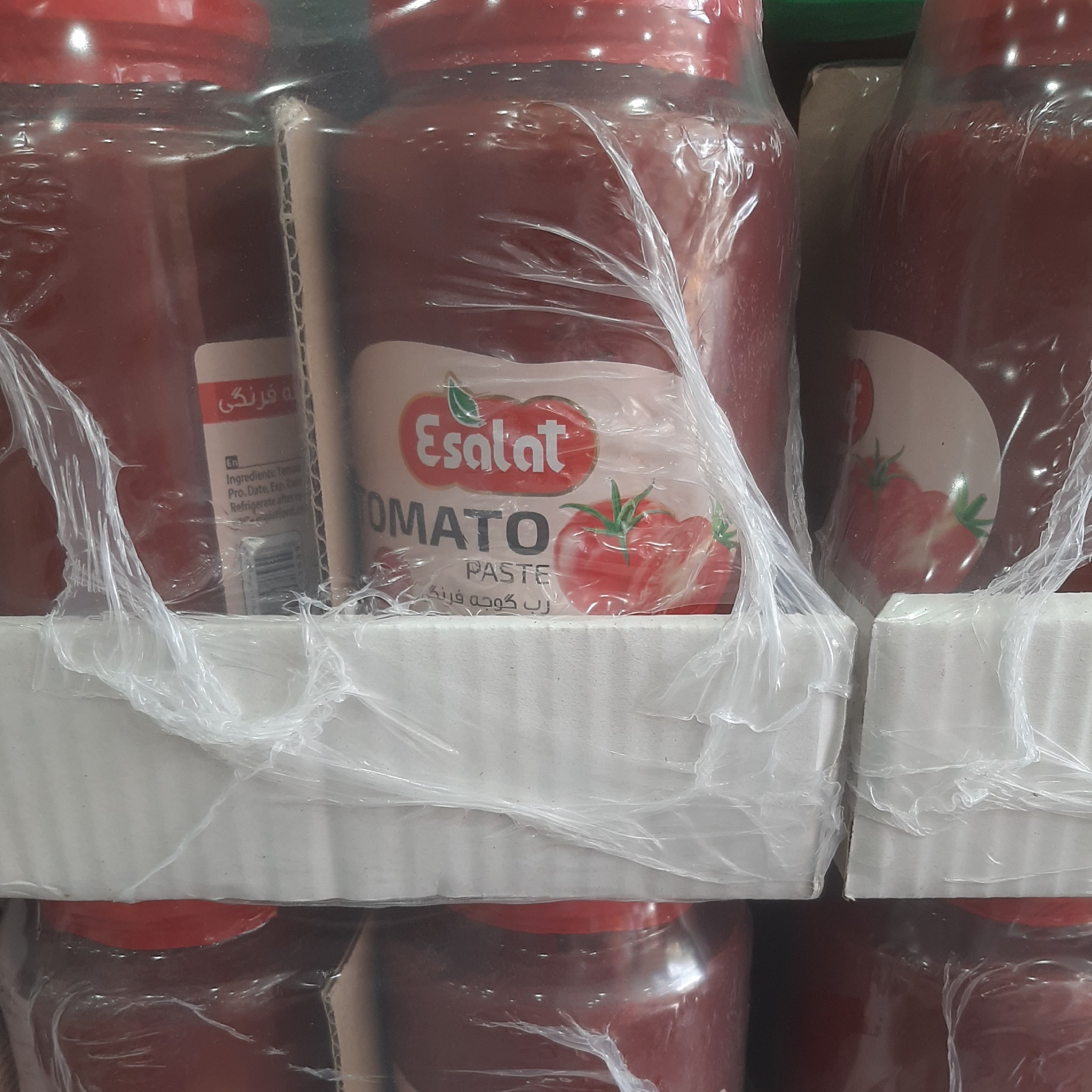 رب گوجه فرنگی 1500 گرمی شیشه ای اصالت باکس 4 عددی قیمت قدیم