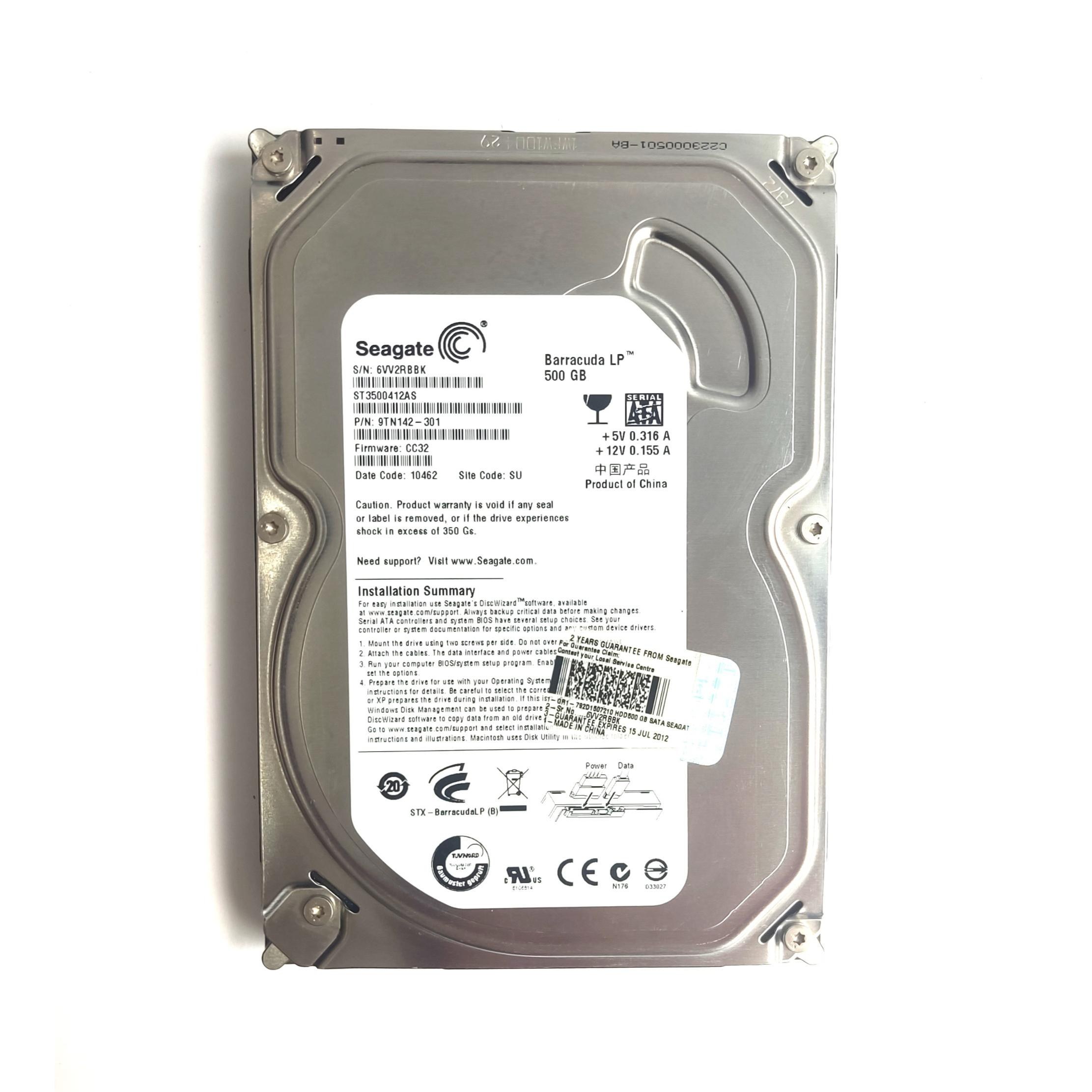 هارد اینترنال سیگیت مدل 3.5 Video ظرفیت 500 گیگابایت ا Seagate Video 500GB