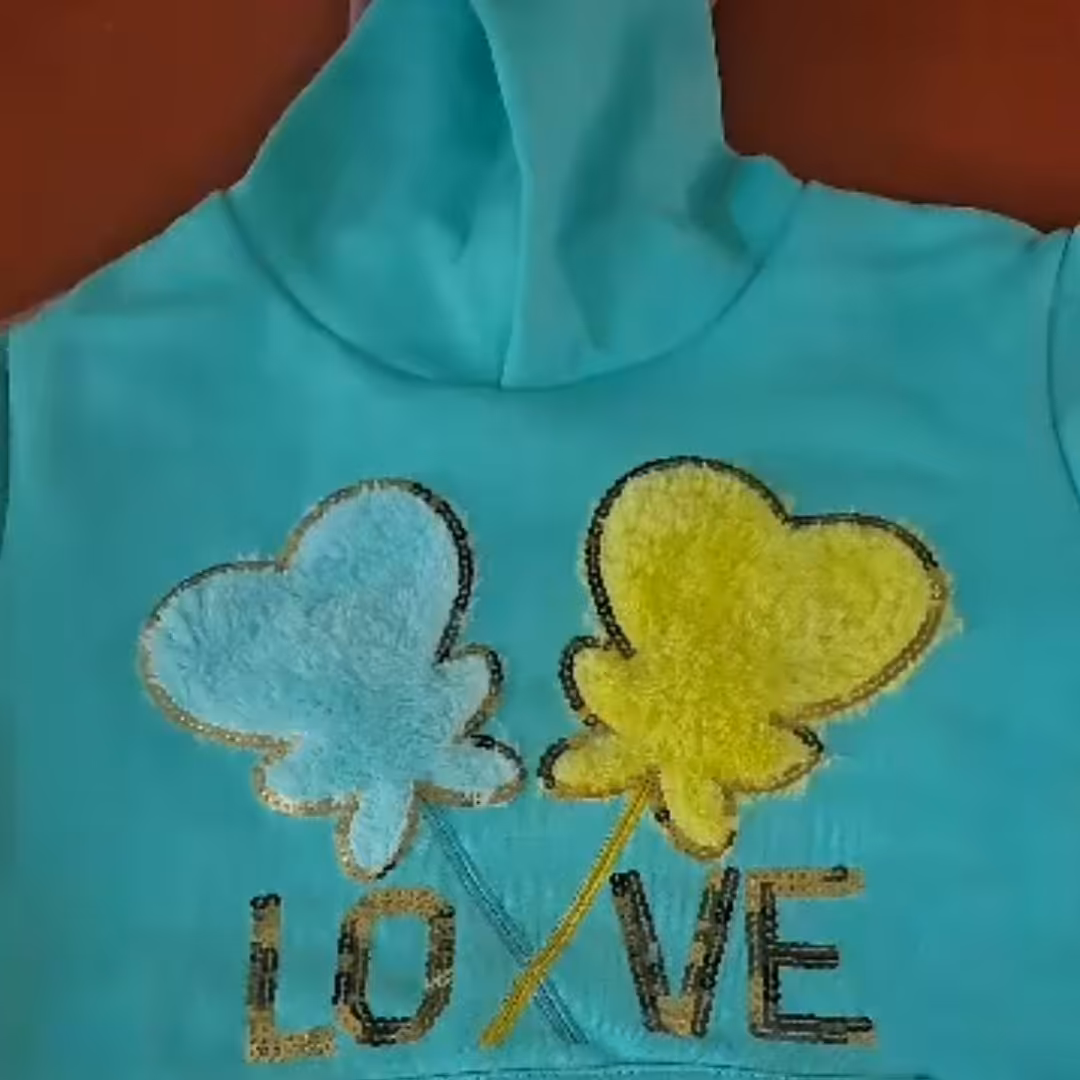 سویشرت تو کرکی نخ و پنبه دخترانه