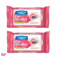 دستمال مرطوب کامان (Comeon) مدل Sensitive Eye مجموعه 2 عددی