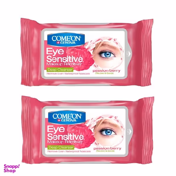 دستمال مرطوب کامان (Comeon) مدل Sensitive Eye مجموعه 2 عددی