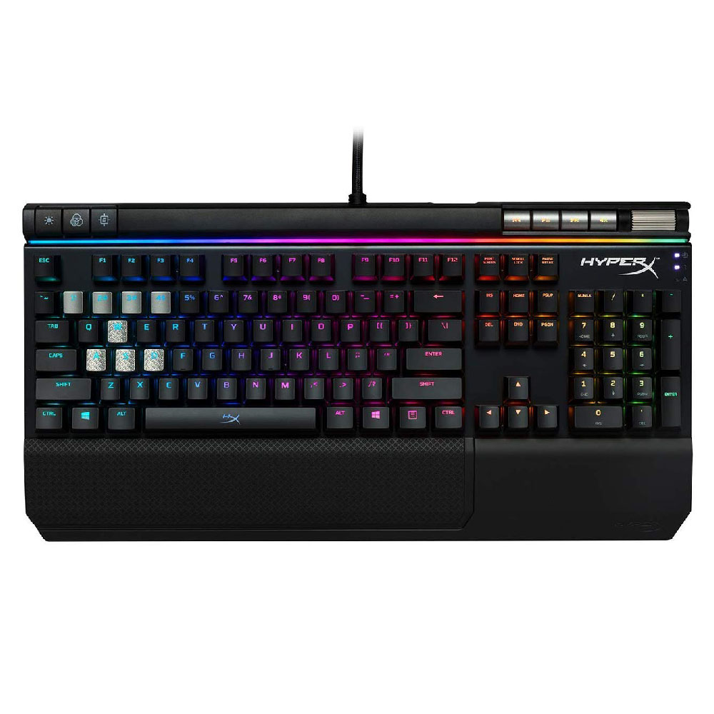 قیمت و خرید کیبورد گیمینگ باسیم هایپرایکس مدل Alloy Elite RGB | یاس ارتباط