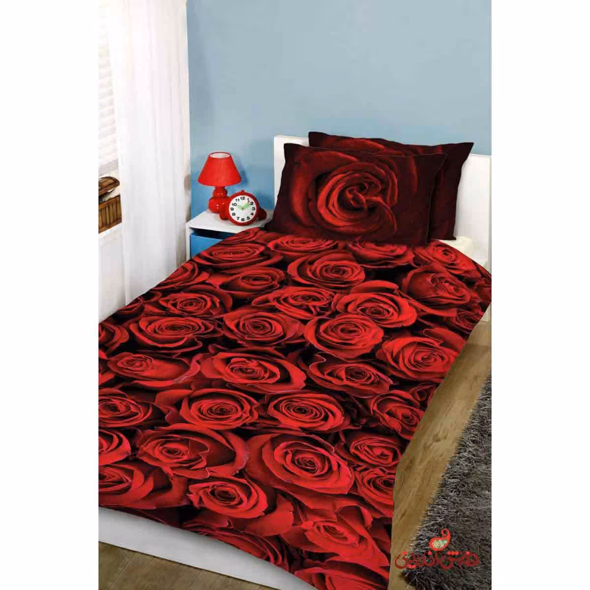 روتختی طرح گل های رز قرمز کد 2293