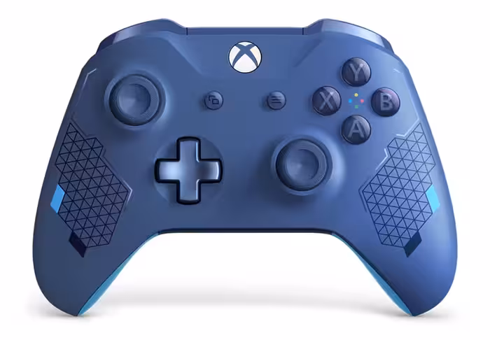 دسته بازی بی سیم ایکس باکس مدل Sport Blue Special Edition
