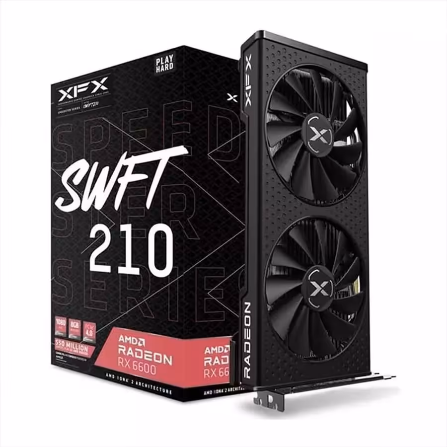 کارت گرافیک XFX AMD Radeon RX 6600 XT SWFT 210