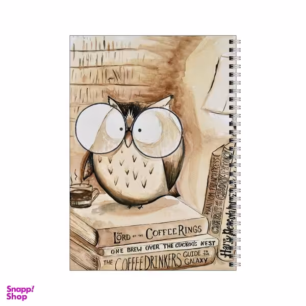 دفتر مشق 50 برگ بامبیلیپ طرح جغد دانا کد 4400832