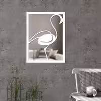 تابلو آینه الف طرح فلامینگو کد S-1