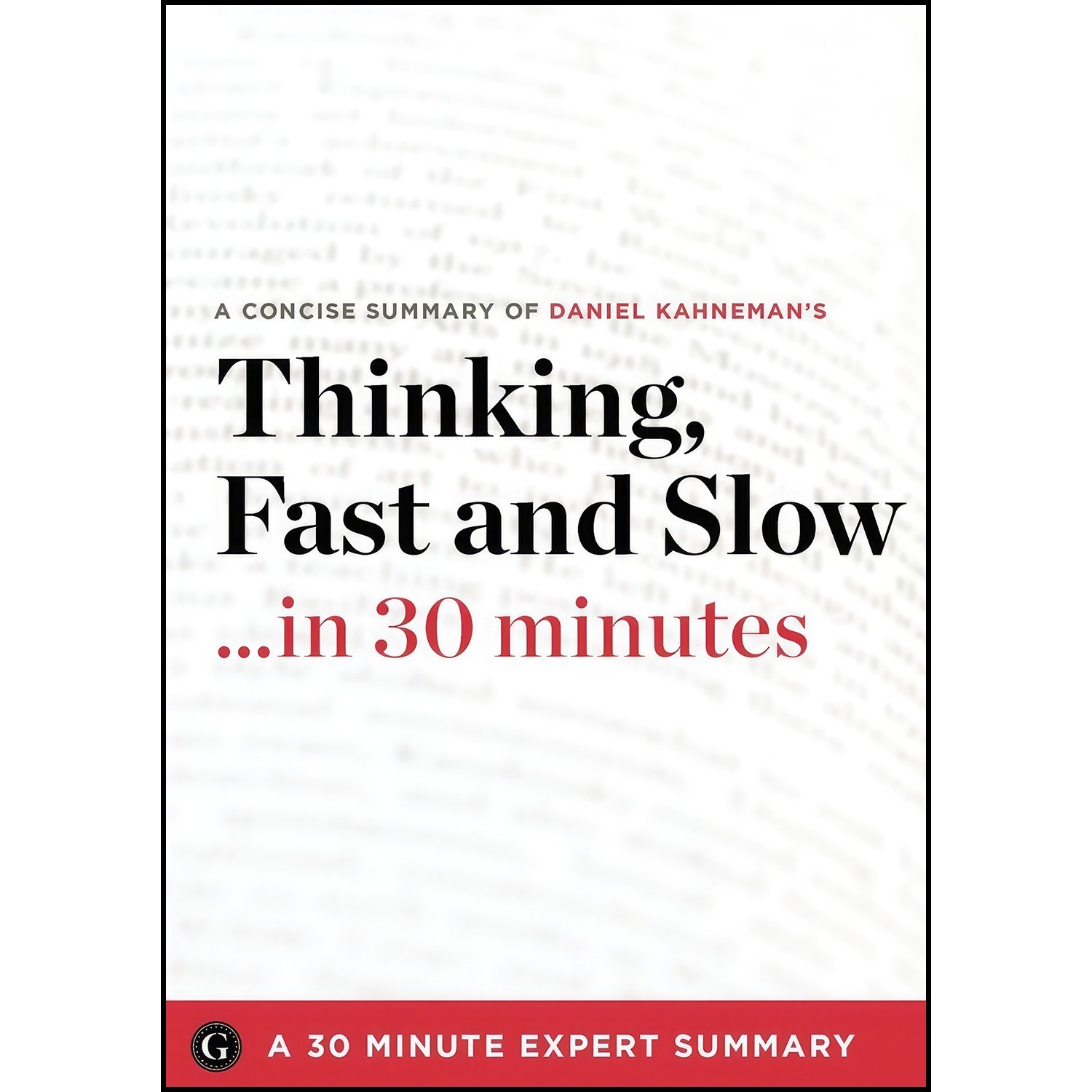 کتاب زبان اصلی Thinking Fast and Slow by Daniel Kahneman