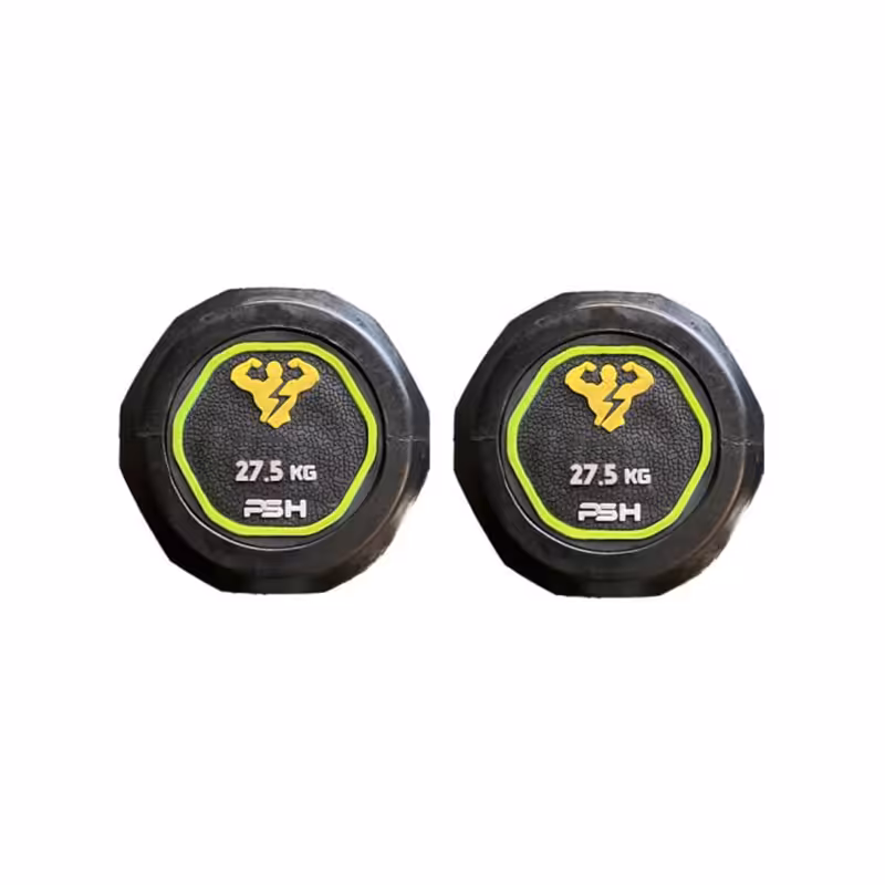 دمبل گرد استوپ دار 27.5 کیلوگرمی PSH بسته دو عددی
