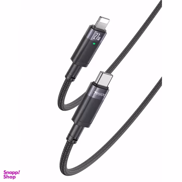 کابل تبدیل 27 وات Type-C به Lightning یسیدو مدل CA159 طول 1.2 متر