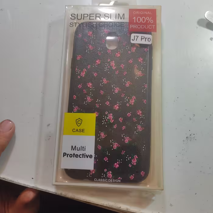 قاب طرح دار سامسونگ J7 PRO