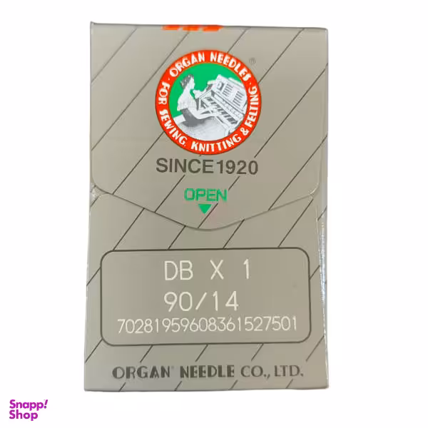 سوزن چرخ خیاطی ارگان مدل راسته DB14 بسته 10 عددی
