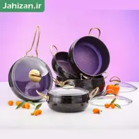 سرویس قابلمه 10پارچه فورج گرانیتی آنتیک PMT