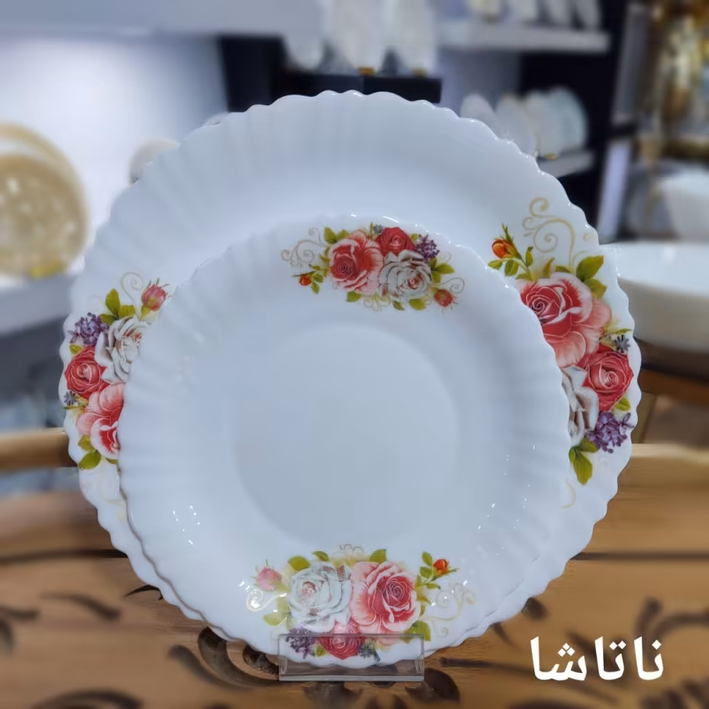 سرویس غذاخوری آرکوپال 6 نفره طرح ناتاشا گلدن اپال