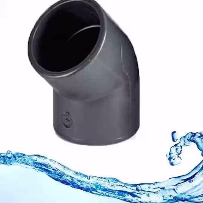 زانو ( 45درجه ) چسبی Upvc با قطر  63mm