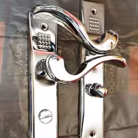 دستگیره سرویسی رنگ کروم مدل تنسو