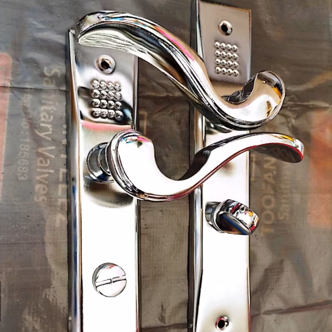 دستگیره سرویسی رنگ کروم مدل تنسو