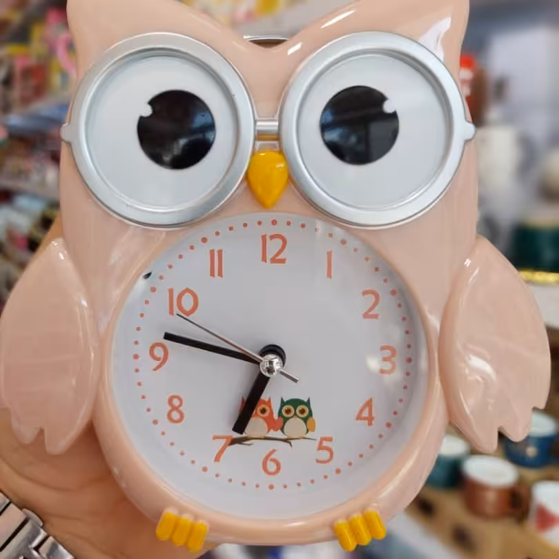 ساعت زنگدار ساعت رومیزی ساعت اتاق کودک ساعت جغد 