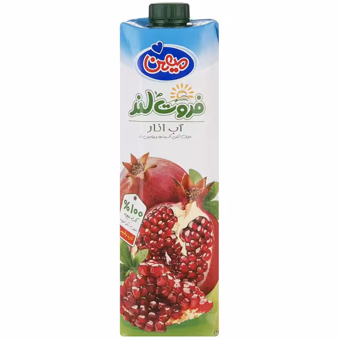 آب میوه انار میهن حجم 1 لیتر