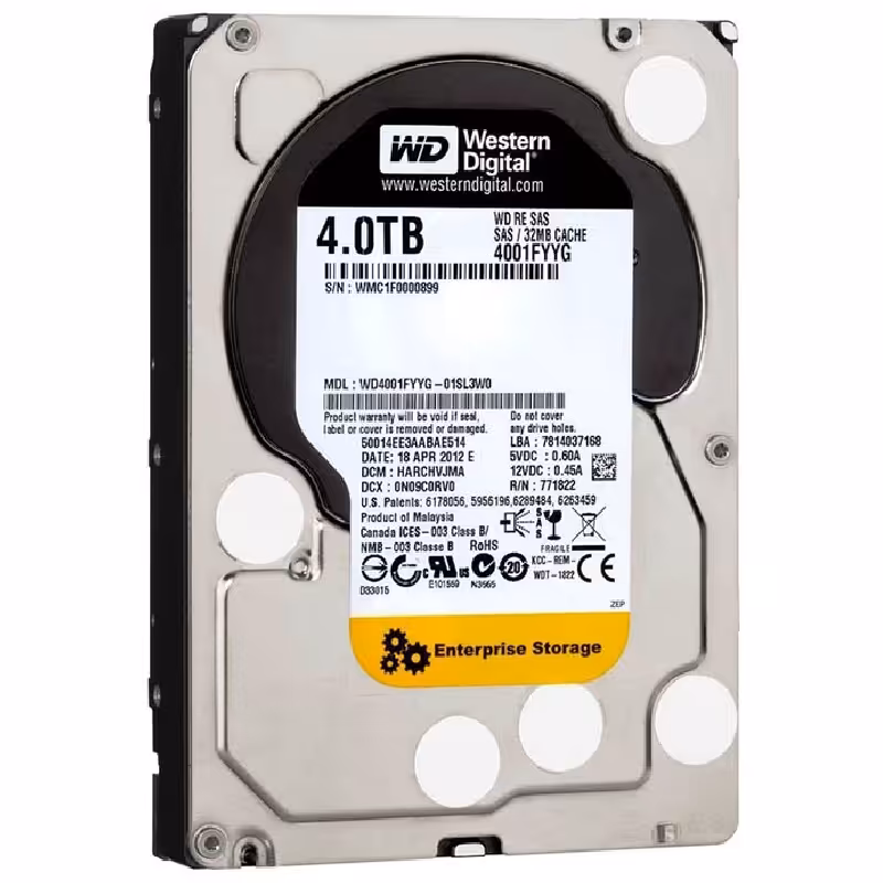 هارد اینترنال 4 ترابایت وسترن دیجیتال سری آر ایی