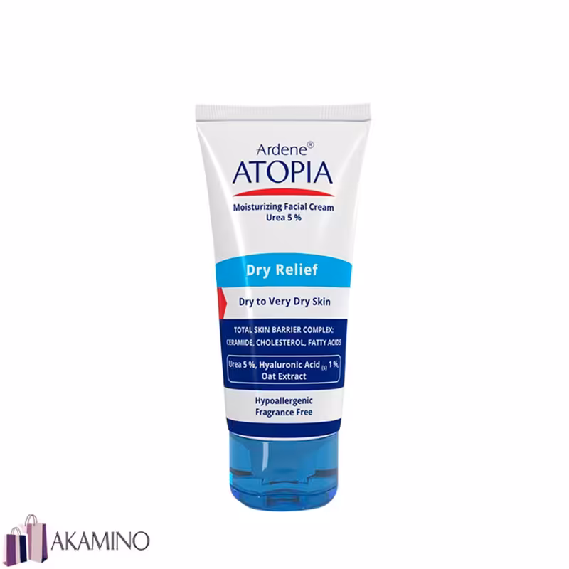 کرم مرطوب کننده قوی صورت خشک و خیلی خشک اوره 5درصد آتوپیا آردن مدل درای ریلیف