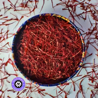 زعفران  سوپر  نگین اتویی  در بسته بندی ظروف خاتم(5 گرم)