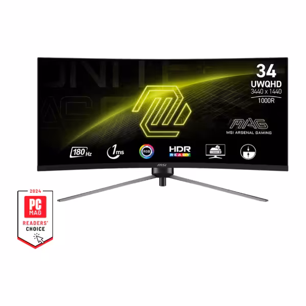 مانیتور ام اس آی 34 اینچ مدل MAG 345CQR   مشخصات