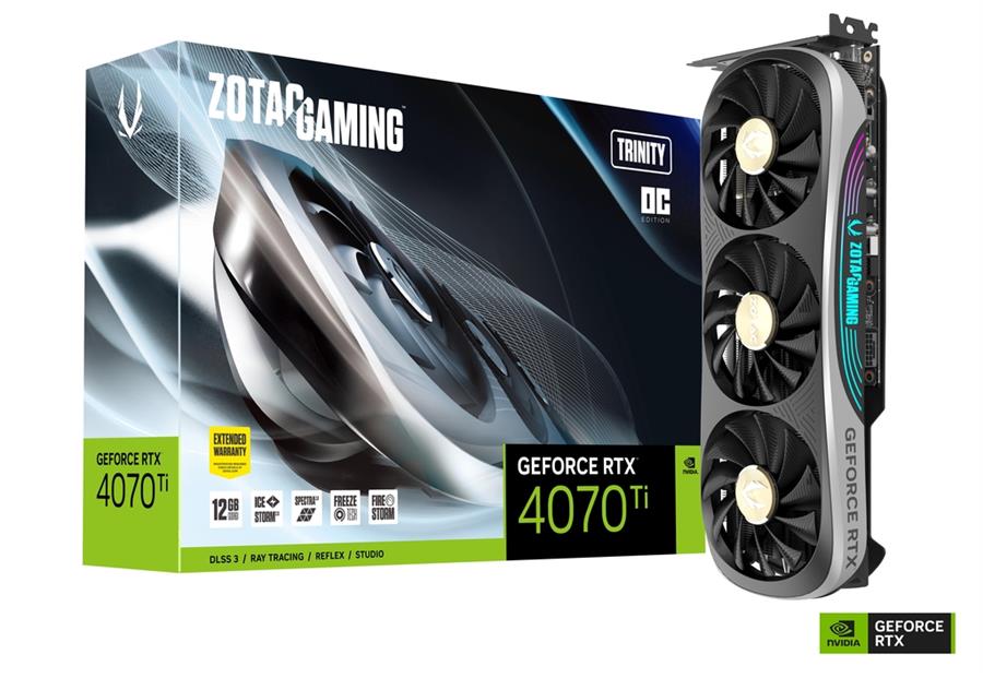کارت گرافیک  زوتک مدل RTX 4070 Ti Trinity OC 12GB حافظه 12 گیگابایت
