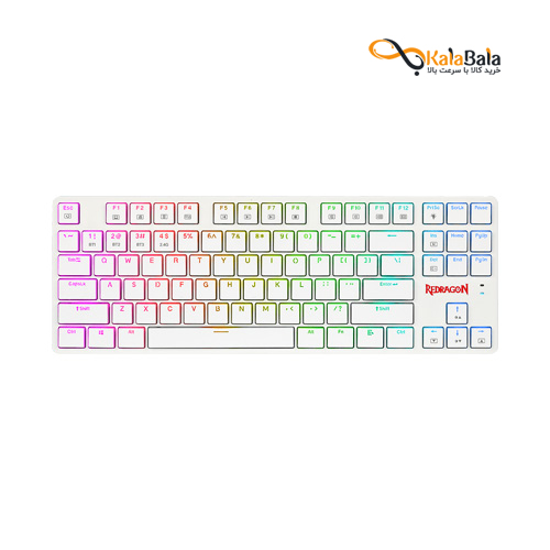 خرید کیبورد گیمینگ بیسیم / باسیم ردراگون Anubis K539W-RGB • سوئیچ قهوهای