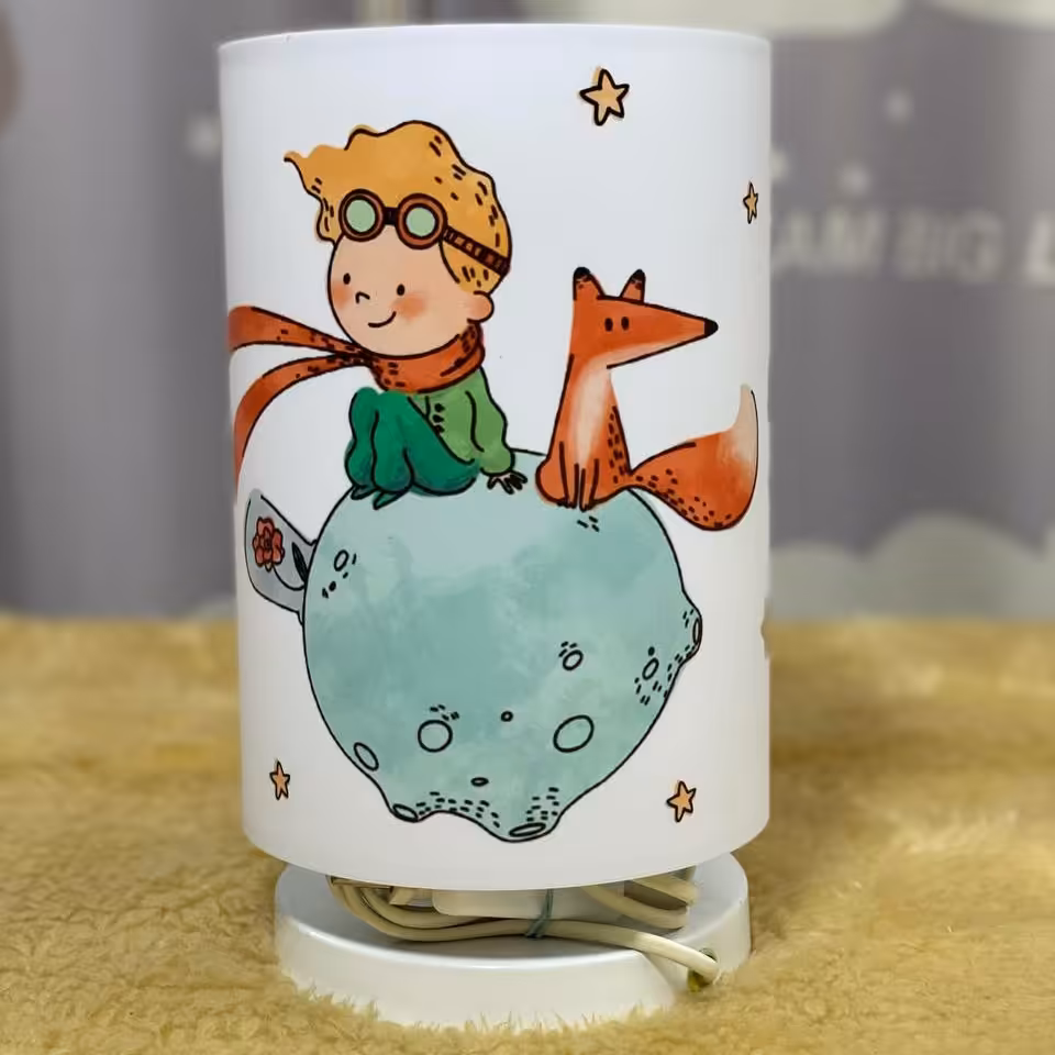 آباژور شیک پایه کوتاه طرح چاپی دارای طلق نسوز چاپی در طرح های متنوع دارای کیفیت بالا و تضمینی