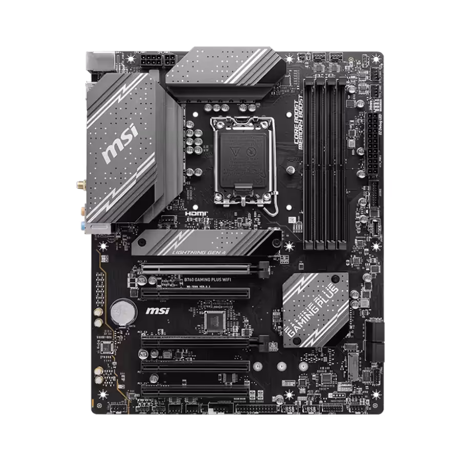 مادربرد ام اس ای مدل MSI B760 GAMING PLUS WIFI فروشگاه گیمینگ تکاف