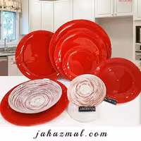 سرویس آرکوفام طرح قرمز 25 پارچه غذاخوری
