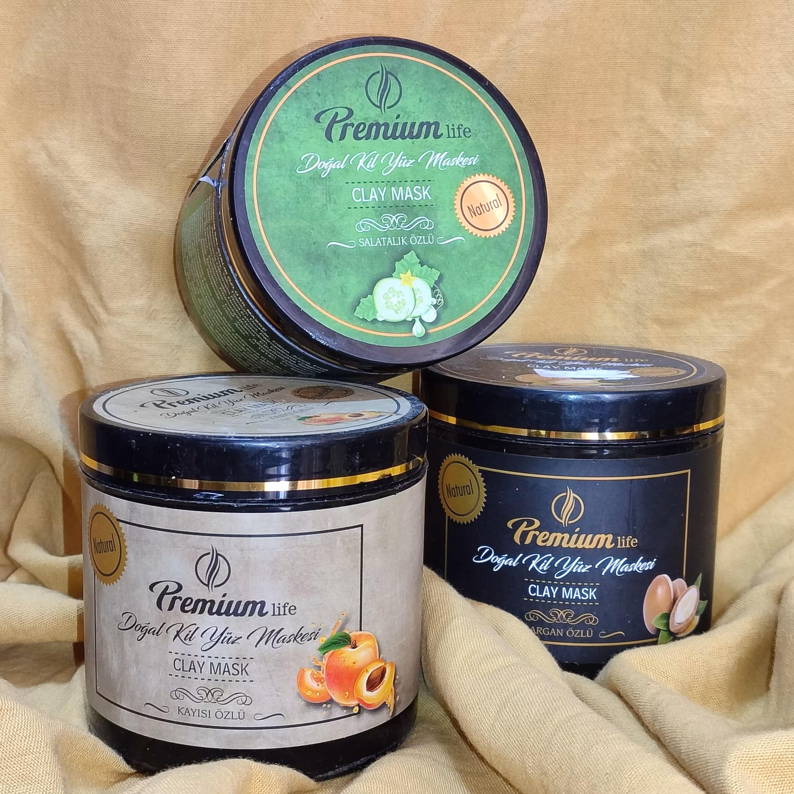 ماسک صورت کاسه ای 600گرم premium  ترک اصل ،هلو ،آرگان