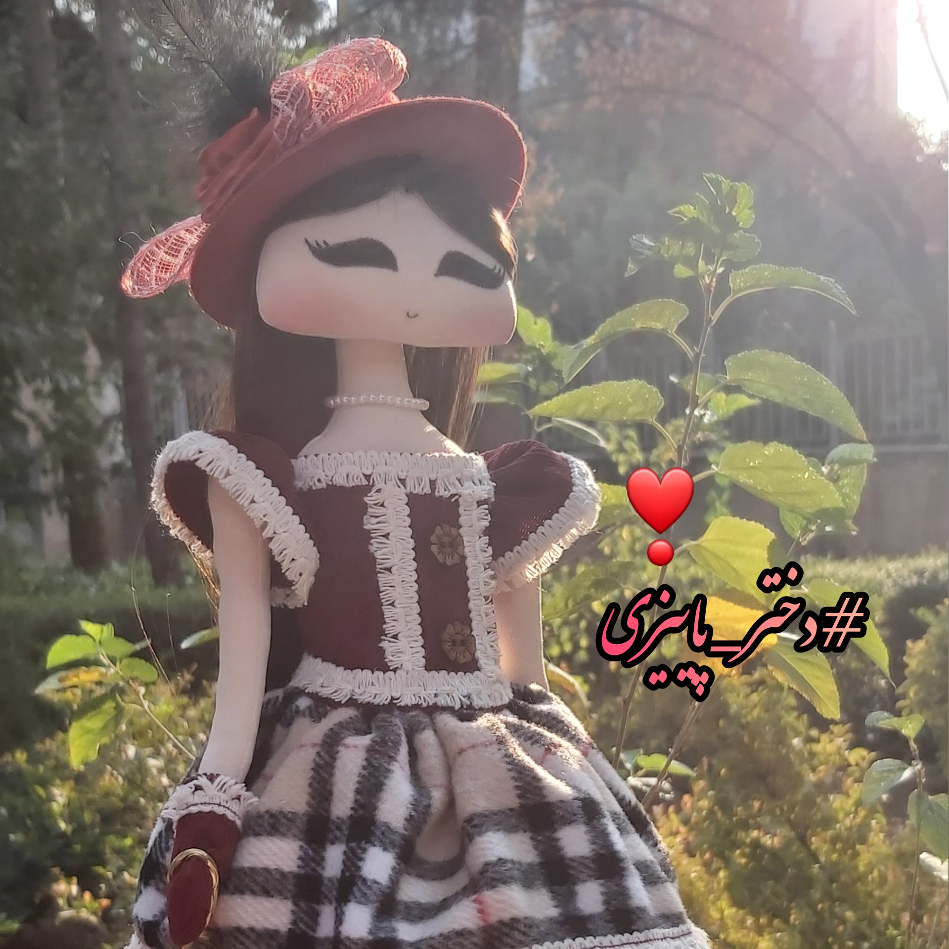 عروسک تیلدا پاییزی