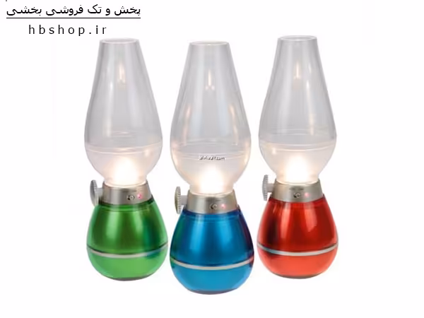 فانوس فوتی شارژری مدل چراغ گردسوز