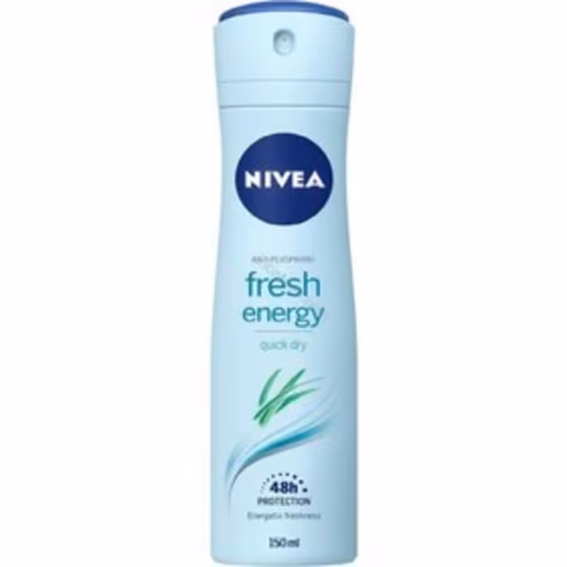 اسپری ضد تعریق زنانه نیوا فرش انرژی حجم 150 میل ا Nivea Spray Fresh Energy For Women 150ml