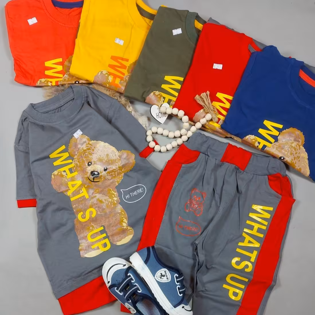 ست اسپورت پنبه سوپر درجههههه 1 تضمینی خرسی واتس اپ سایز  60
جنس عالی 
رنگ زرد