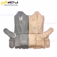 سرویس حوله عروس و داماد 12تکه گلدوزی ELOYA
