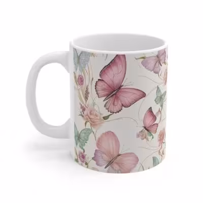 ماگ طرح پروانه