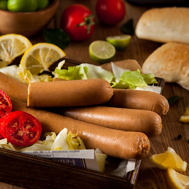 هات داگ گوشت و مرغ 500 گرم