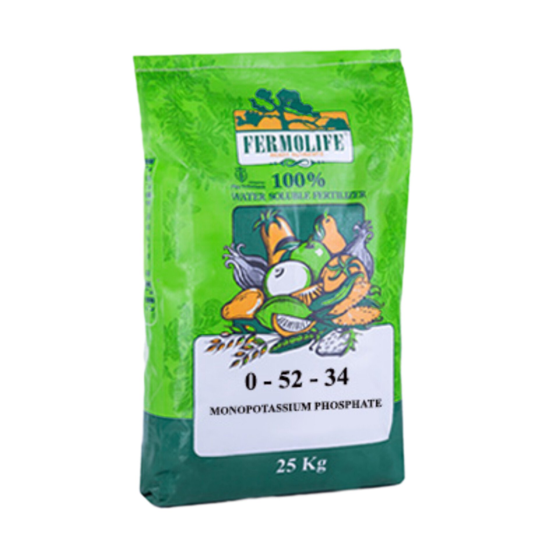 کود NPK 0-52-34 (مونوپتاسیم فسفات) فرمولایف 25کیلوگرم