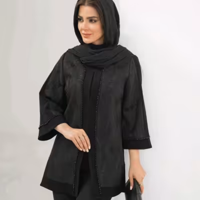 مانتو مجلسی کرپ مدل شیدا