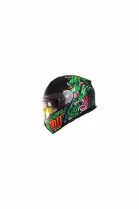 کلاه کاسکت موتورسیکلت مشکی PROHELMET M 966 DRAGO CHIN OPEN MOTORCYCLE MTS