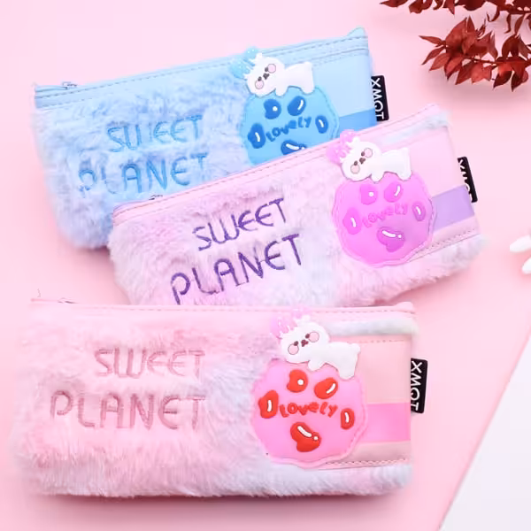 جامدادی پوم پوم فانتزی طرح خرگوش و سیاره